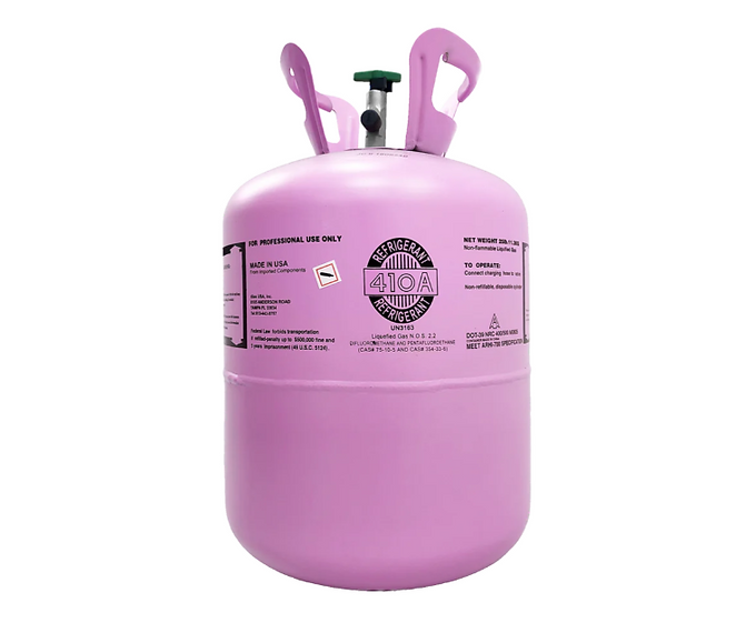 R-410A Virgin Refrigerant, 25 lb Cylinder (AHRI-700 Certified)