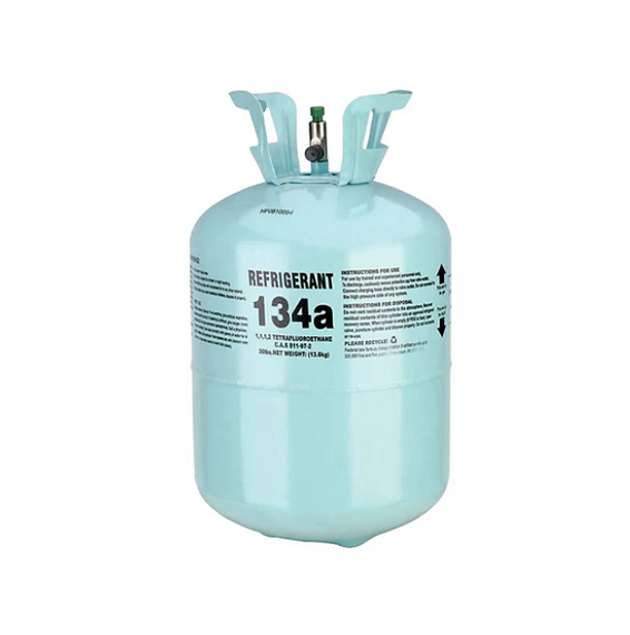 R-134a Virgin Refrigerant, 30 lb Cylinder (AHRI-700 Certified)